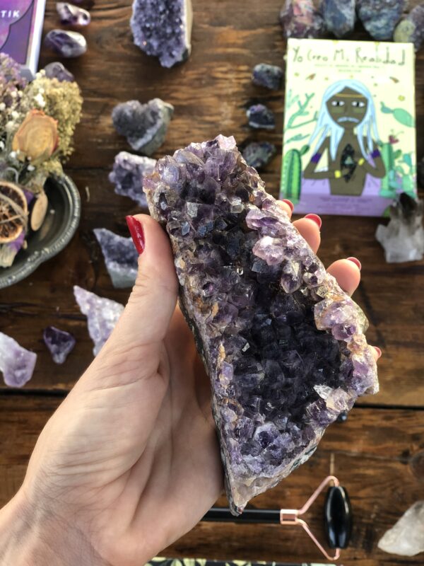 Amethyst cluster