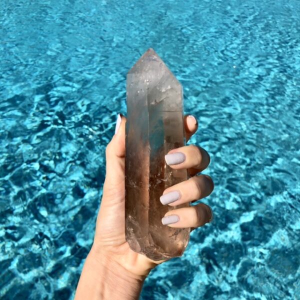 Smokey quartz giant point
